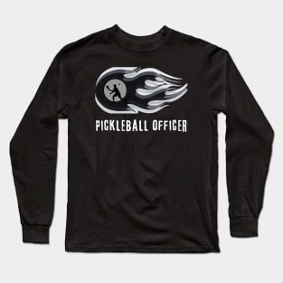 pickleball player officer team officer police, Army Navy Airforce  Group team players Long Sleeve T-Shirt